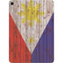 Philippines Flag Dark Wood Apple iPad Air Skin